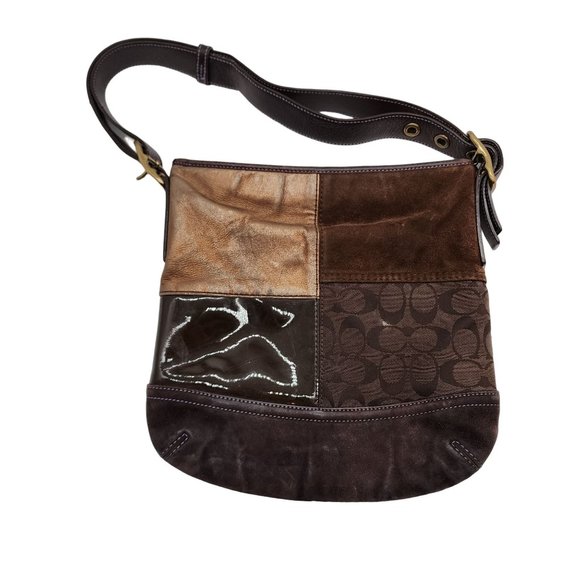 Coach Handbags - #35. Coach shoulder crossbody bag patchwork AS IS